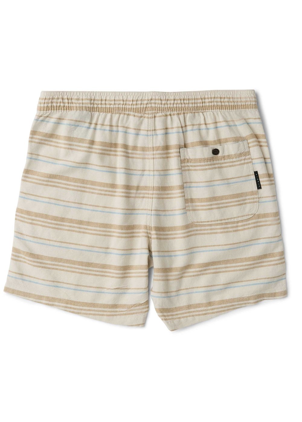 Vissla Grad Stripe 17" Elastic Linen Walkshort-DKS - Stoke Outlets