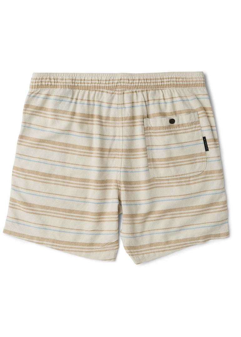 Vissla Grad Stripe 17" Elastic Linen Walkshort-DKS - Stoke Outlets