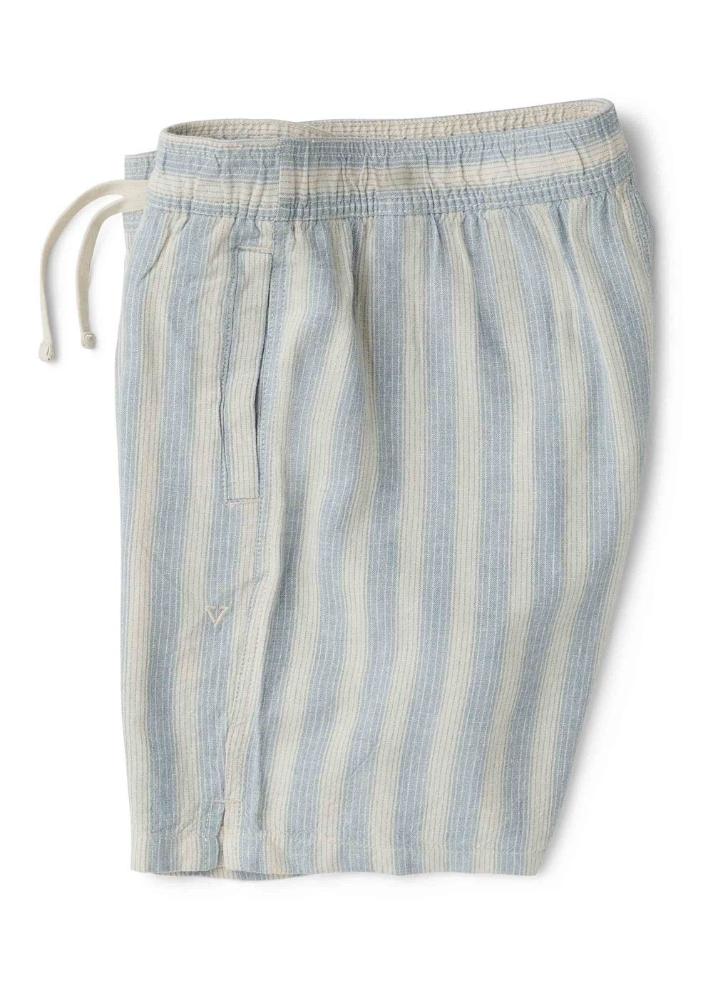 Vissla Grad Stripe 17" Elastic Linen Walkshort-FDN - Stoke Outlets