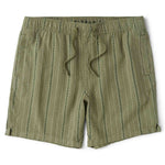 Vissla Grad Stripe 17" Elastic Linen Walkshort-SAG - Stoke Outlets