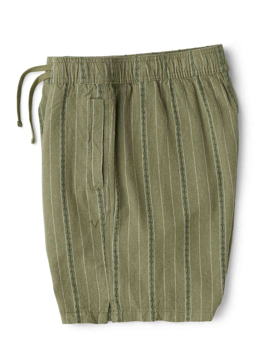 Vissla Grad Stripe 17" Elastic Linen Walkshort-SAG - Stoke Outlets
