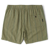 Vissla Grad Stripe 17" Elastic Linen Walkshort-SAG - Stoke Outlets