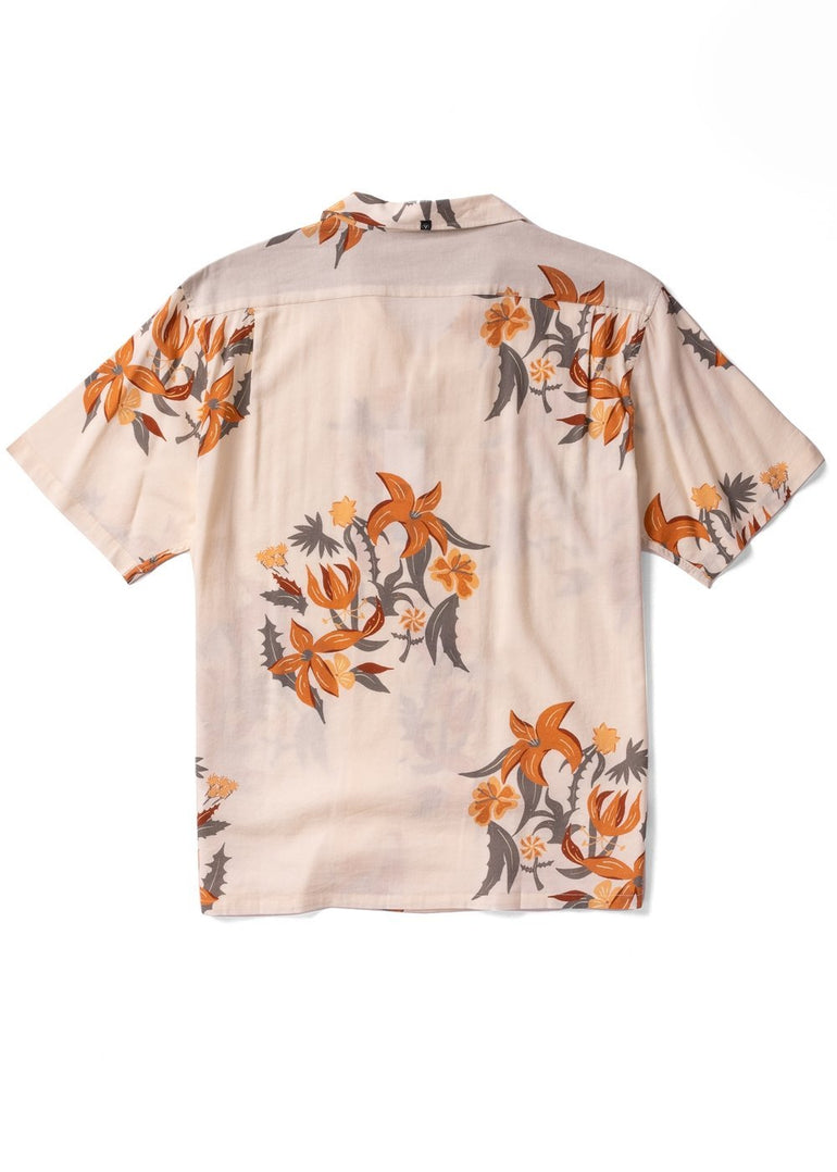 Vissla Hibiscus Haze Eco SS Shirt - CRM - Stoke Outlets