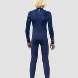 Vissla High Seas Boys Fire 3/2 Full Suit Chest Zip, Deep Royal - Stoke Outlets