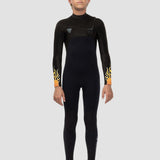Vissla High Seas Boys Fire 4/3 Full Suit Chest Zip, Black - Stoke Outlets