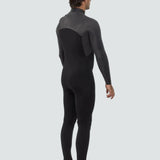 Vissla High Seas II 4-3 Chest Zip Full Wetsuit, Charcoal - Stoke Outlets
