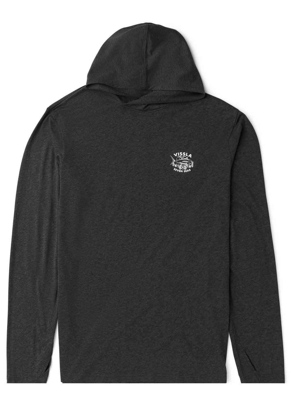 Vissla Hooded Comp Lite Eco Drirelease LS Hooded Tee-BLH - Stoke Outlets
