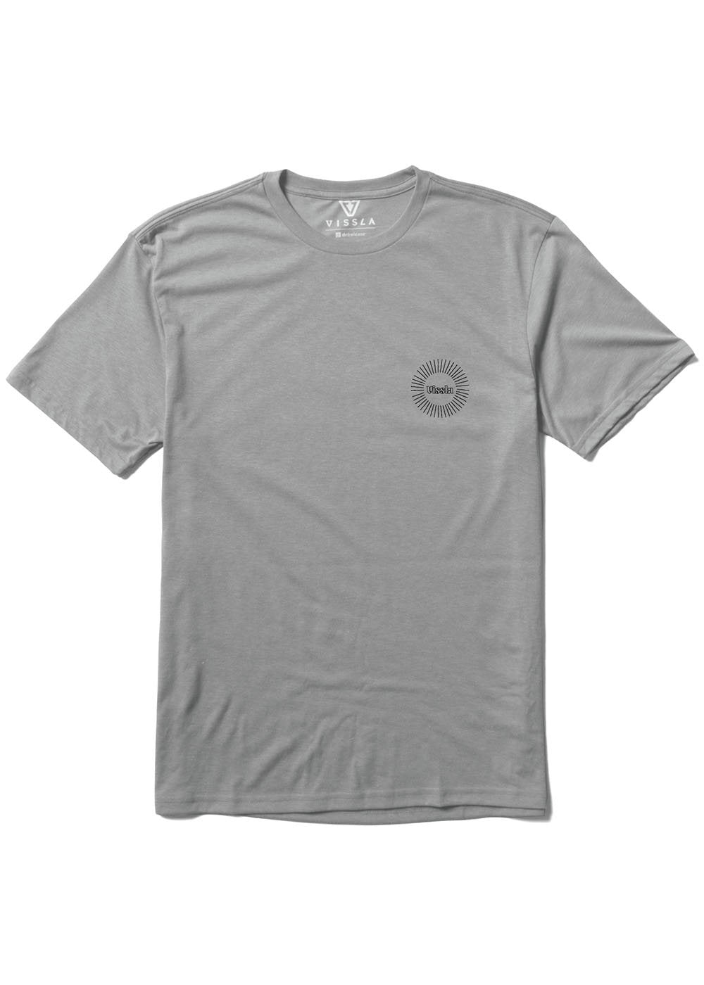 Vissla Intercoastal Comp Lite Eco Drirelease Tee - GRH - Stoke Outlets