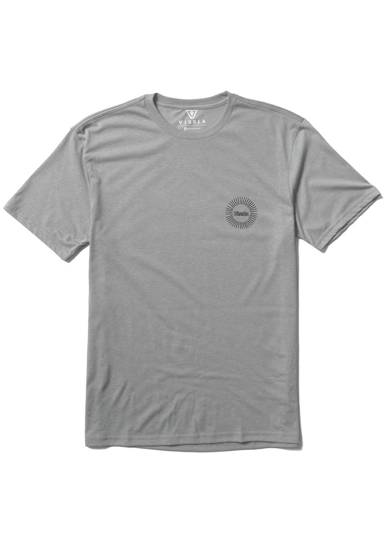 Vissla Intercoastal Comp Lite Eco Drirelease Tee - GRH - Stoke Outlets