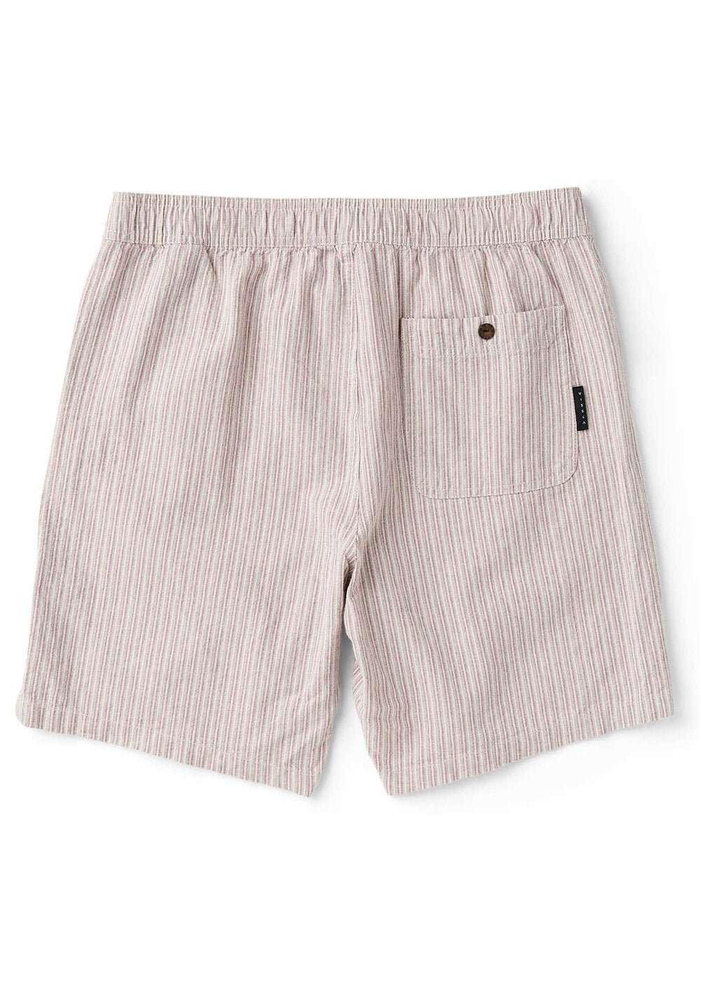 Vissla J. Linen Stripe Elastic 18" Walkshort - PLM - Stoke Outlets