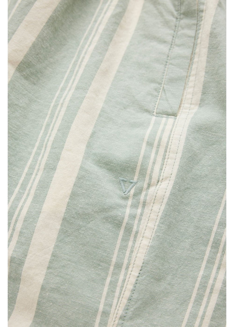 Vissla J. Linen Stripe Elastic Eco 18" Walkshort - LSG - Stoke Outlets