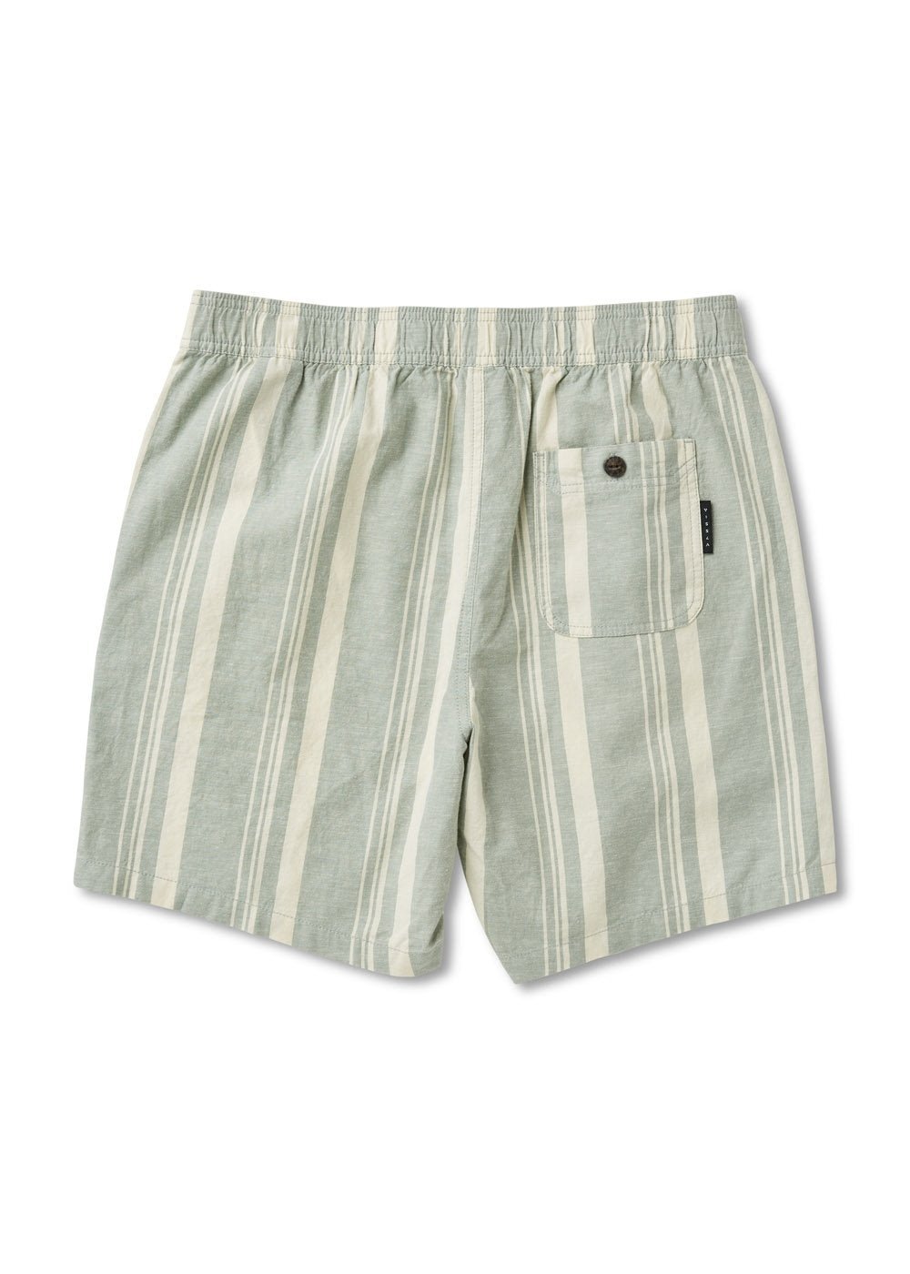 Vissla J. Linen Stripe Elastic Eco 18" Walkshort - LSG - Stoke Outlets