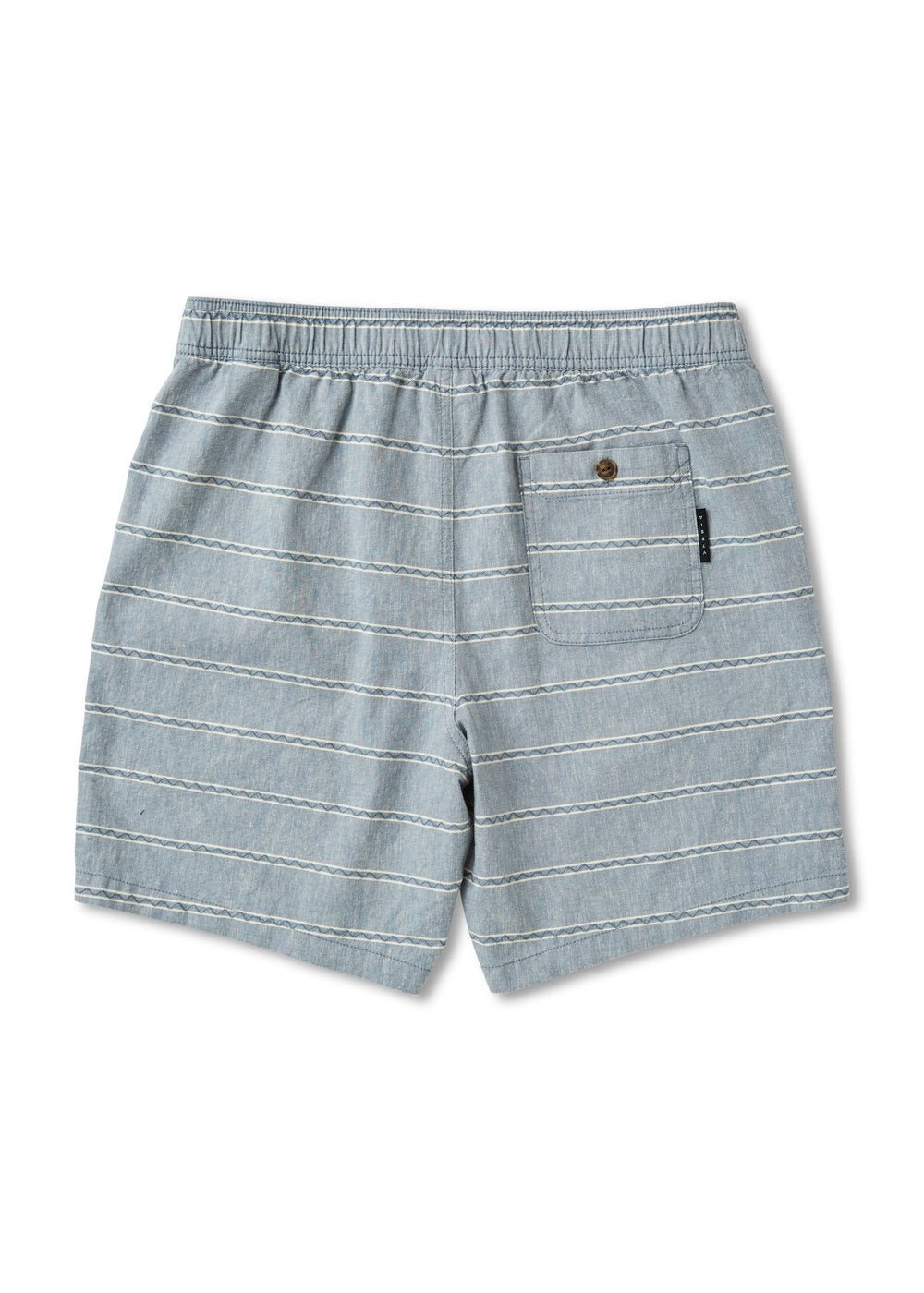 Vissla J. Linen Stripe Elastic Eco 18" Walkshort - SLT - Stoke Outlets