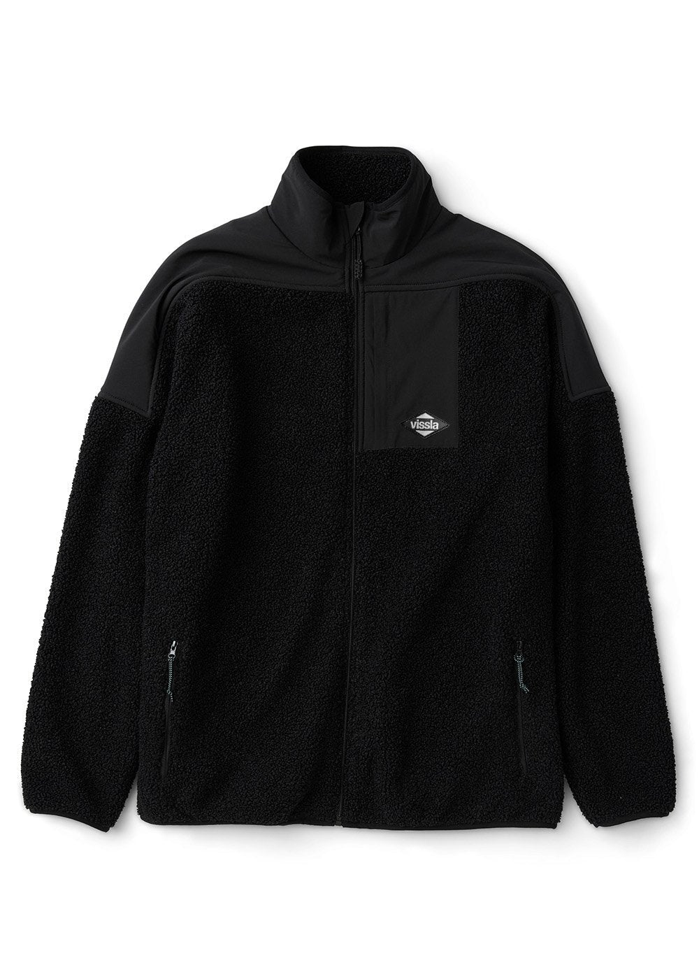 Vissla Keny Pile Eco Jacket - BLK - Stoke Outlets