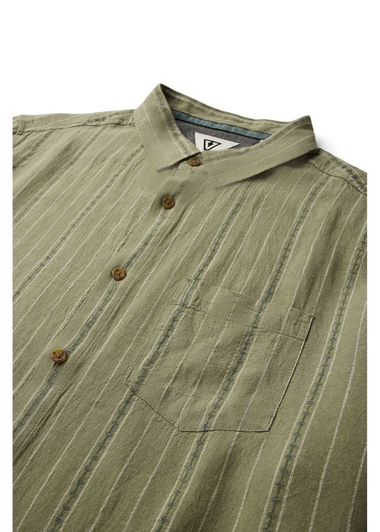 Vissla Linen Pin SS Shirt-SAG - Stoke Outlets