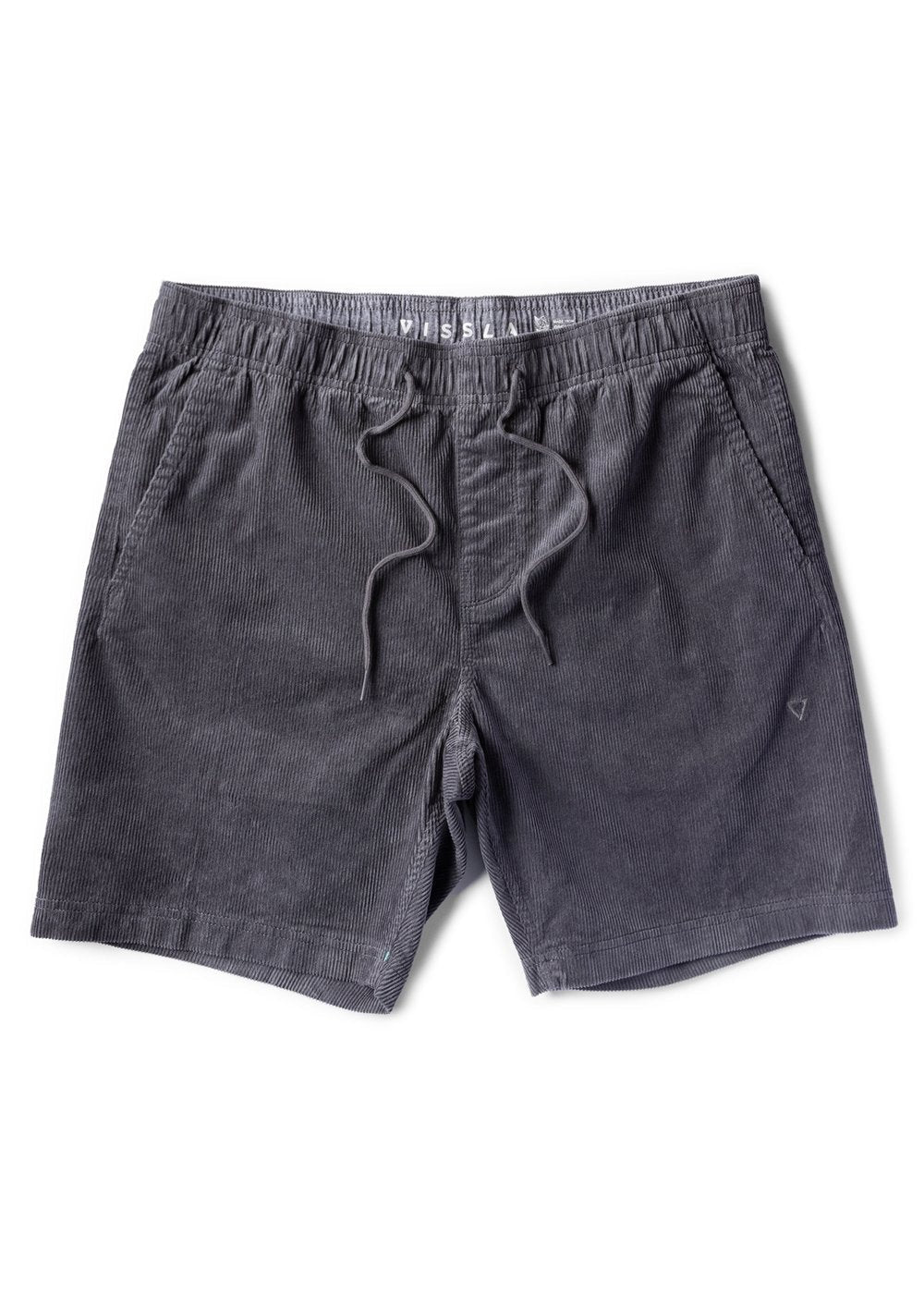 Vissla No See Ums Cord Eco 17" Boys Elastic Walkshort - GRA - Stoke Outlets
