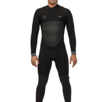 VISSLA NORTH SEAS 3 - 2 FULL CHEST ZIP - BLK - Stoke Outlets
