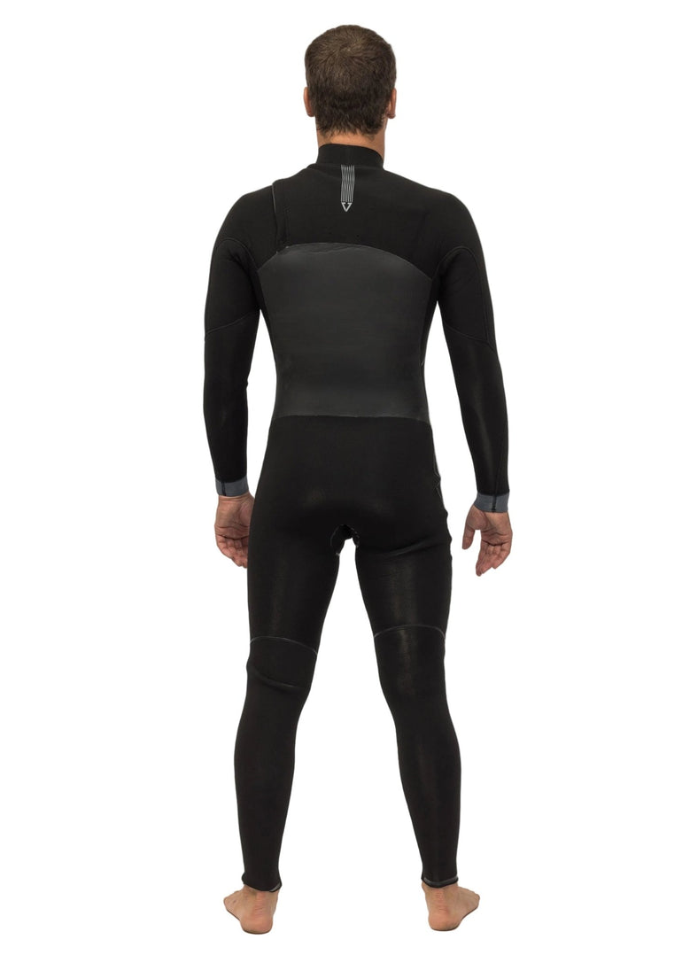 VISSLA NORTH SEAS 3 - 2 FULL CHEST ZIP - BLK - Stoke Outlets