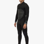 VISSLA NORTH SEAS 4 - 3 FULL CHEST ZIP - BLK - Stoke Outlets
