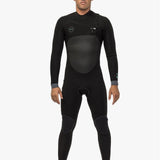 VISSLA NORTH SEAS 4 - 3 FULL CHEST ZIP - BLK - Stoke Outlets