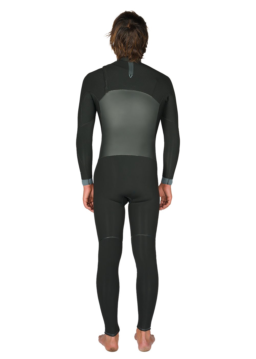 Vissla NORTH SEAS 4 - 3 FULL CHEST ZIP - BLK - Stoke Outlets