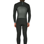 Vissla NORTH SEAS 4 - 3 FULL CHEST ZIP - BLK - Stoke Outlets