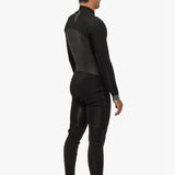 VISSLA NORTH SEAS 4 - 3 FULL CHEST ZIP - BLK - Stoke Outlets