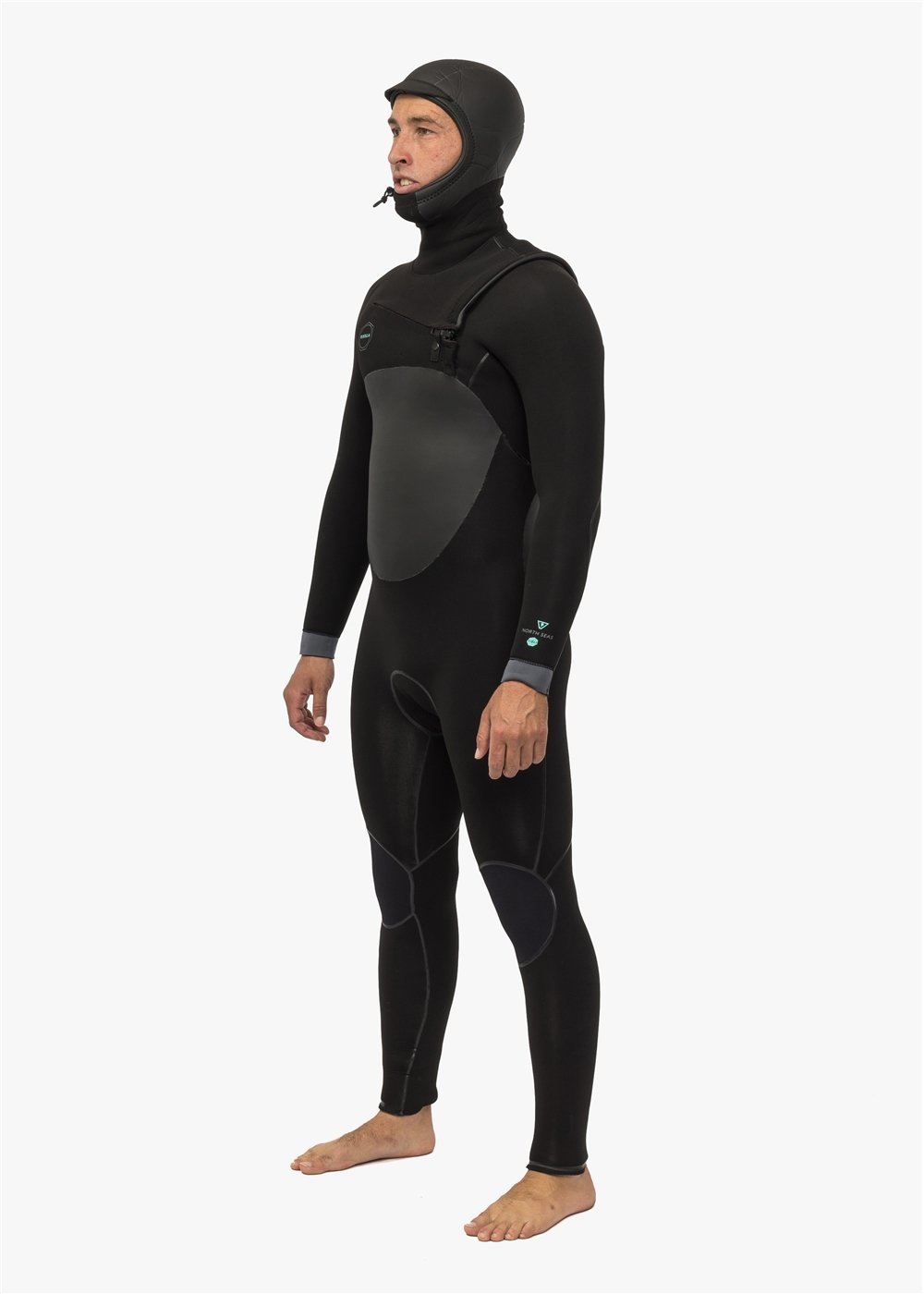 Vissla North Seas 5.5/4.5 Full Hooded Chest Zip Wetsuit - Stoke Outlets