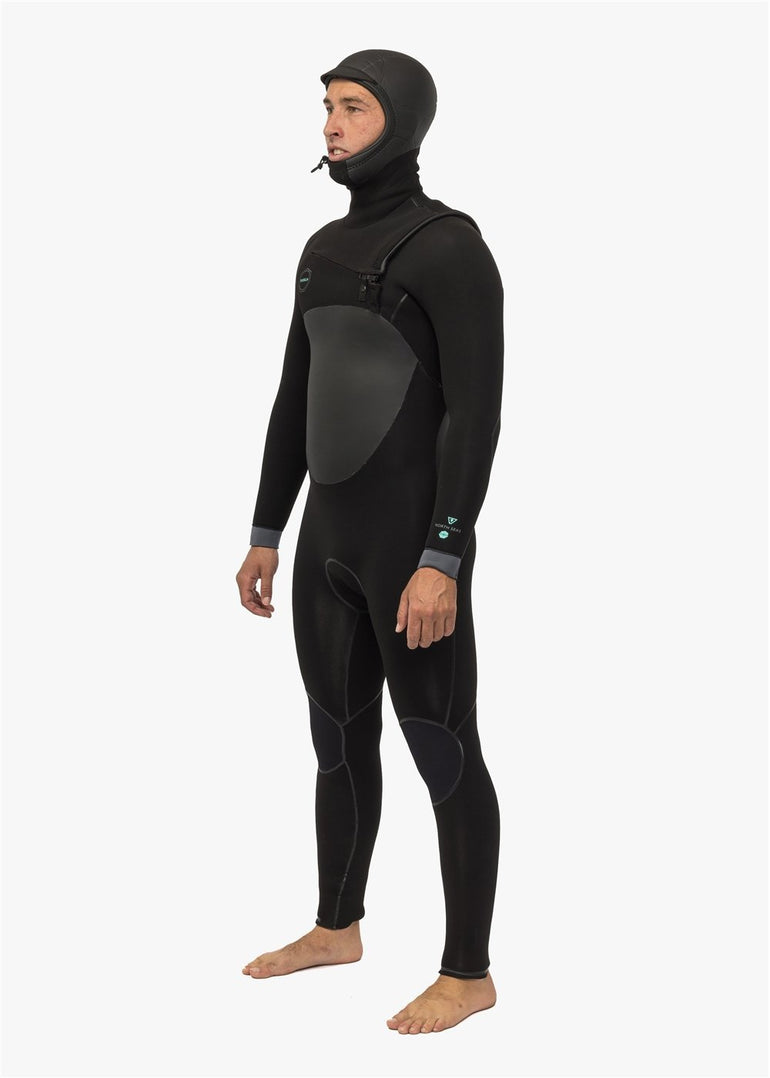 Vissla North Seas 5.5/4.5 Full Hooded Chest Zip Wetsuit - Stoke Outlets