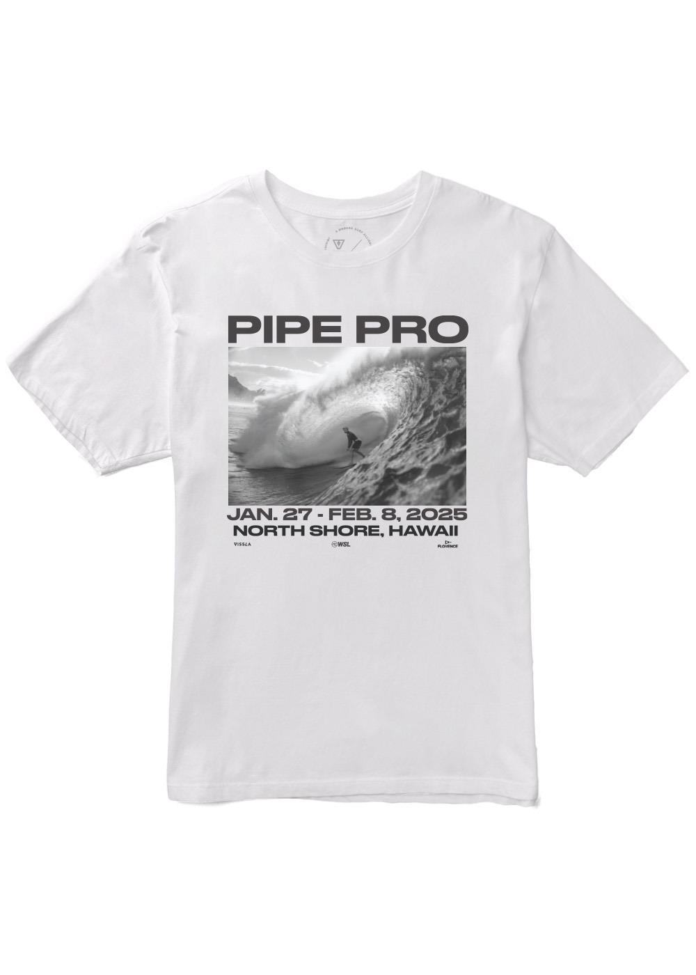 Vissla Pipe Pro John John Florence Photo Short Sleeve Tee - Stoke Outlets