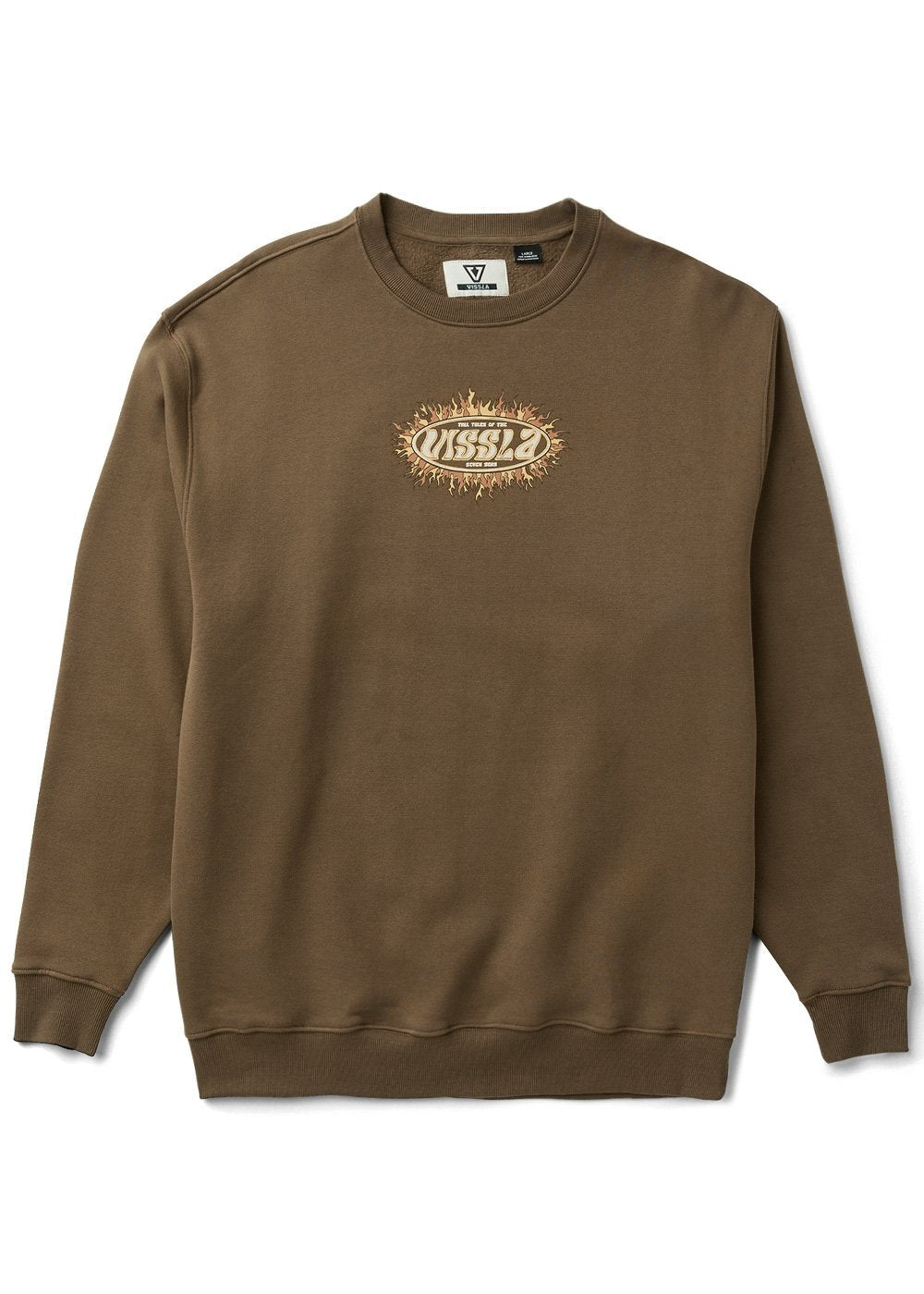 Vissla Play With Fire Eco Crew Fleece - DKE - Stoke Outlets