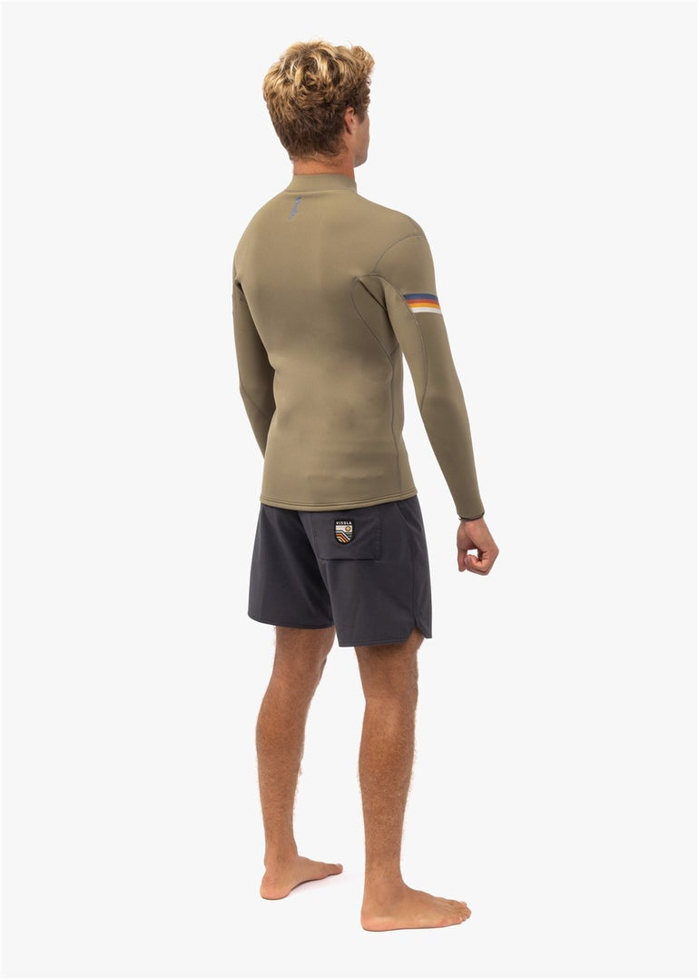 VISSLA RADITUDE 2MM FRONT ZIP JACKET - DKK - Stoke Outlets