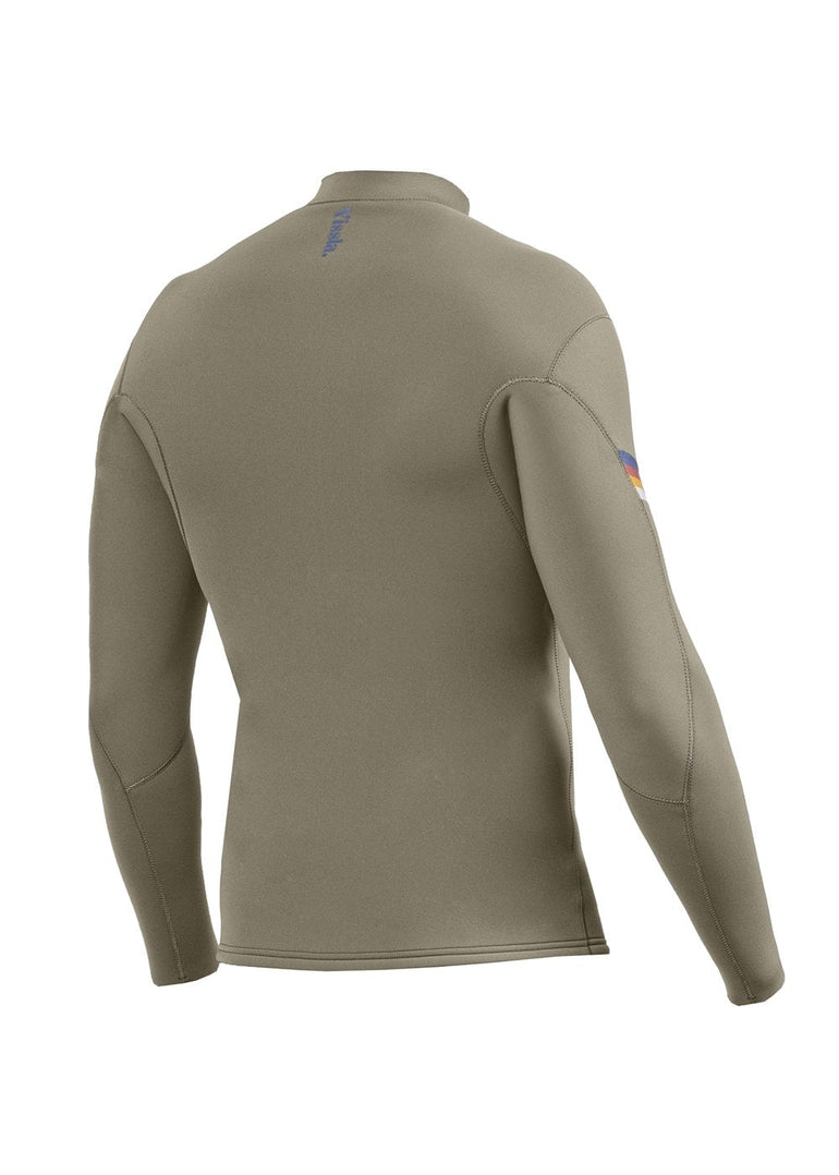 VISSLA RADITUDE 2MM FRONT ZIP JACKET - DKK - Stoke Outlets