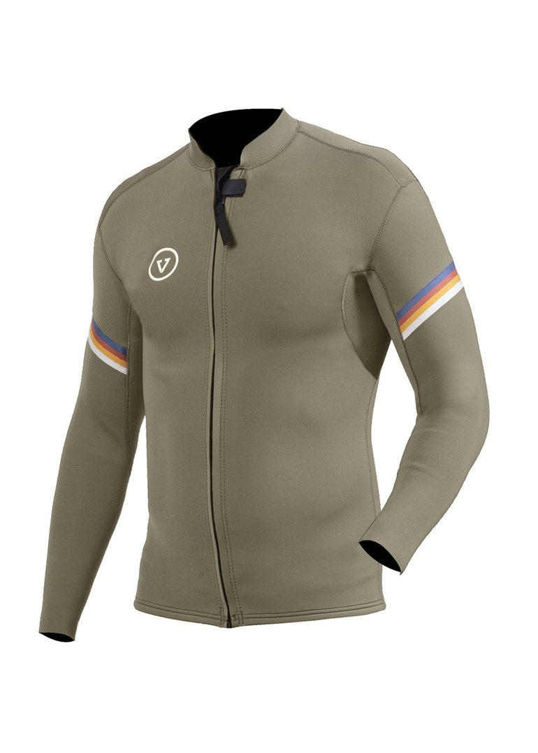 VISSLA RADITUDE 2MM FRONT ZIP JACKET - DKK - Stoke Outlets