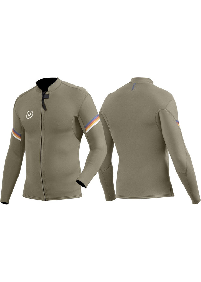 VISSLA RADITUDE 2MM FRONT ZIP JACKET - DKK - Stoke Outlets