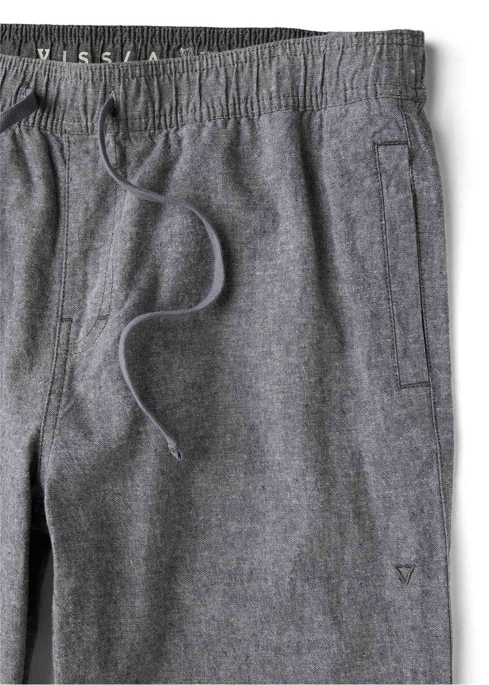 Vissla Rails Linen Eco Elastic Pant-GRA - Stoke Outlets