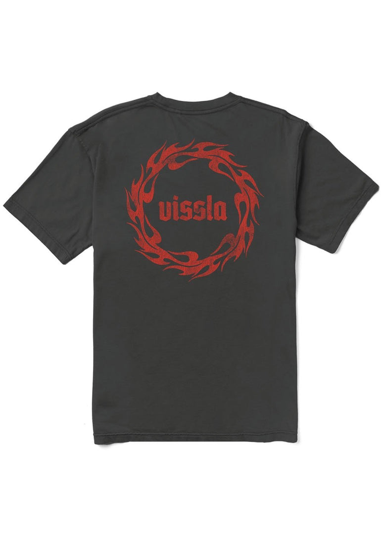 Vissla Ring of Fire Boys Tee - BLK - Stoke Outlets
