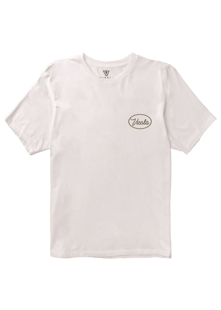 Vissla Roundup Organic Tee-WHT - Stoke Outlets