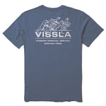 Vissla Rubbish Removal SS Tee-BLU - Stoke Outlets