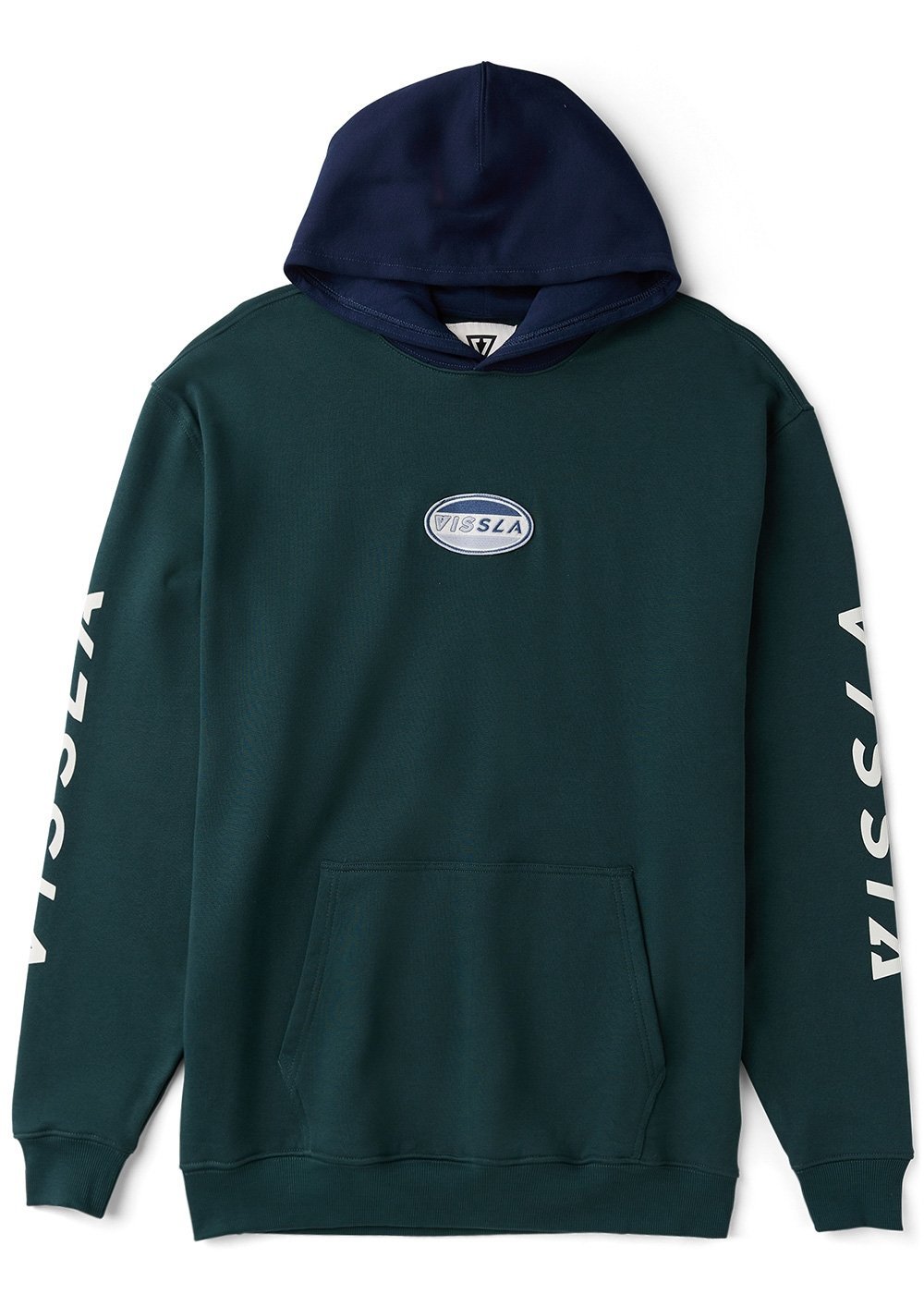 Vissla Sam Pull Over Organic Hoodie - EVG - Stoke Outlets