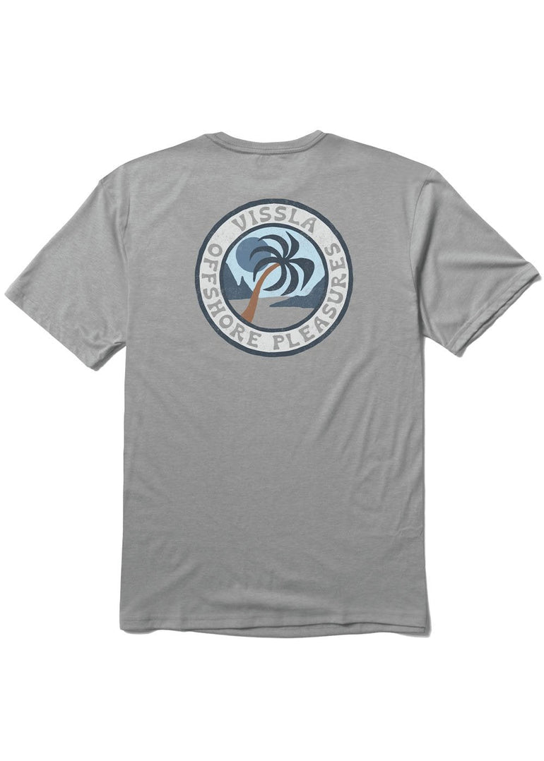Vissla Seabound Comp Lite Eco Drirelease Tee - GRH - Stoke Outlets