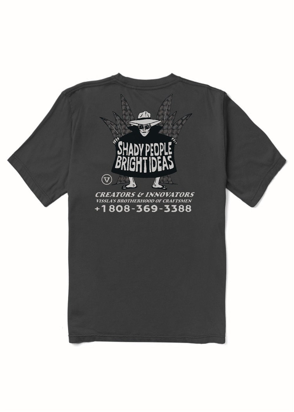 Vissla Shady Shapers Premium Organic PKT Tee-PHA - Stoke Outlets