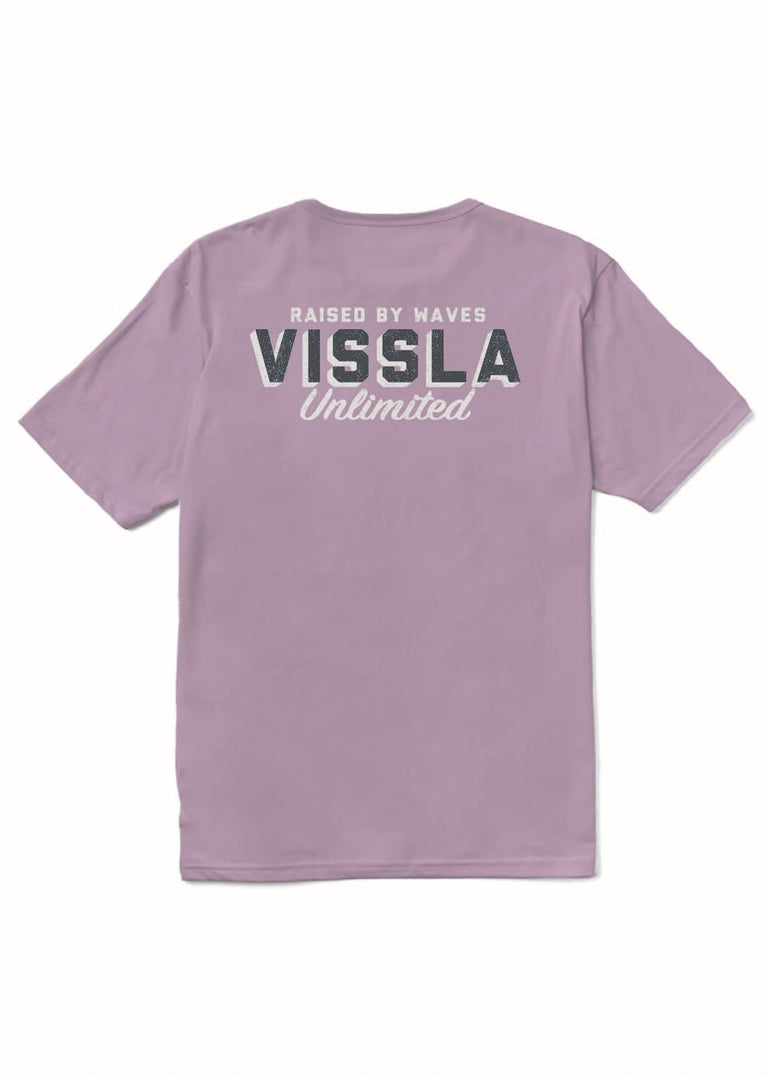 Vissla Sign Painter Organic Tee - PLM - Stoke Outlets