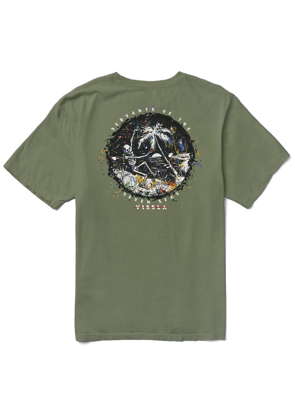 Vissla Skull Island Premium Organic Pocket Tee - Stoke Outlets