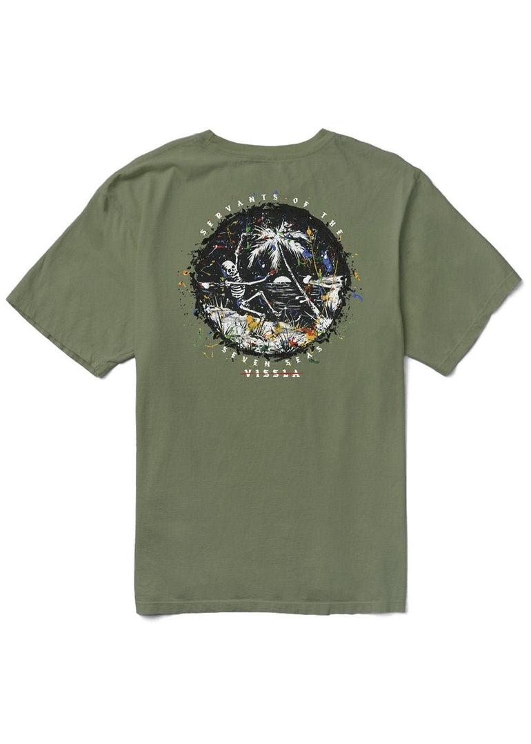 Vissla Skull Island Premium Organic Pocket Tee - Stoke Outlets