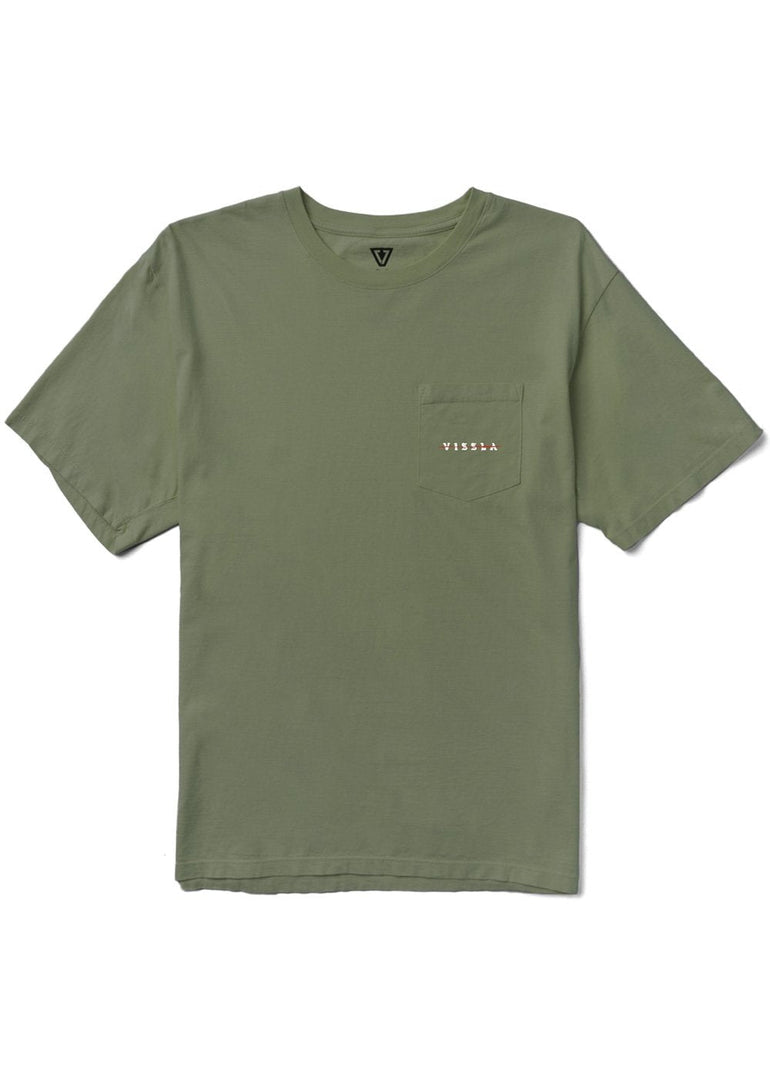 Vissla Skull Island Premium Organic Pocket Tee - Stoke Outlets