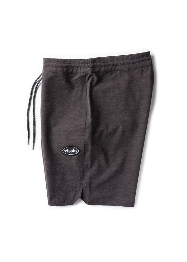Vissla Solid Sets 18.5" Boardshort - BLK - Stoke Outlets