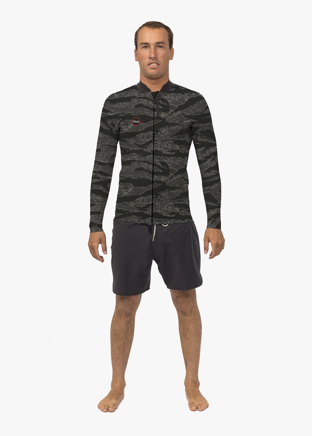 Vissla SOLID SETS 2MM FRONT ZIP JACKET - BLC - Stoke Outlets