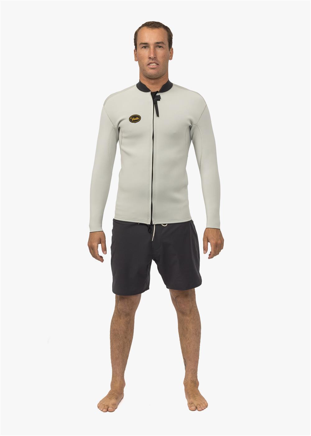 Vissla SOLID SETS 2MM FRONT ZIP JACKET - OFW - Stoke Outlets