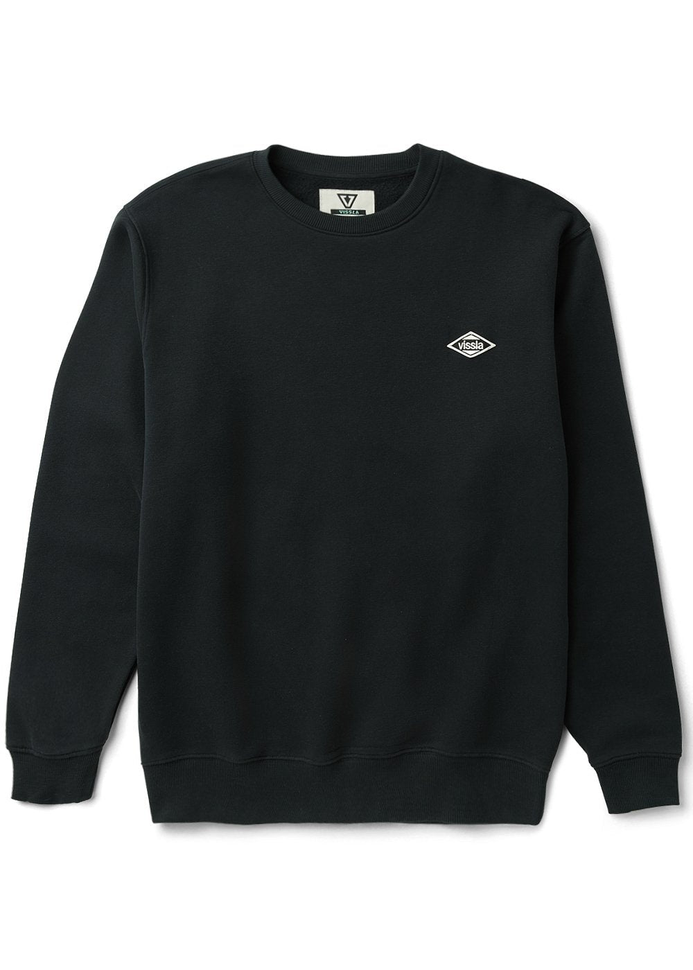 Vissla Solid Sets Eco Crew - BLK - Stoke Outlets
